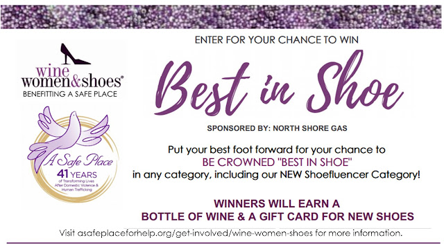 Wine, Women & Shoes Benefiting A Safe Place Goes Virtual July 10, 2020 to Help the Organization Provide Services for Survivors of Domestic Violence and Sex Trafficking: