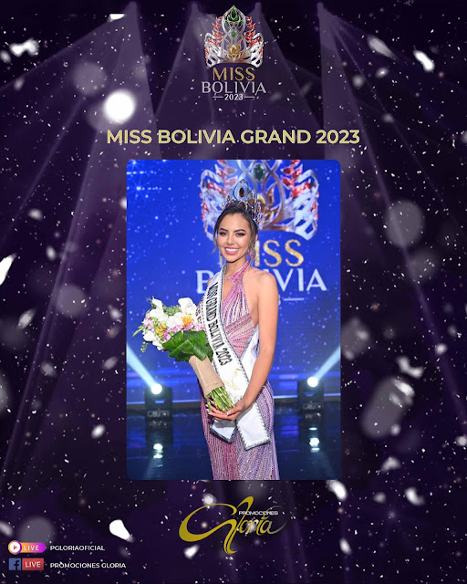 Miss Grand Bolivia 2023 - Miss Cochabamba Victoria Olguin