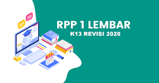 RPP 1 Lembar K13 Revisi 2020 Mapel PJOK Kelas 1-6