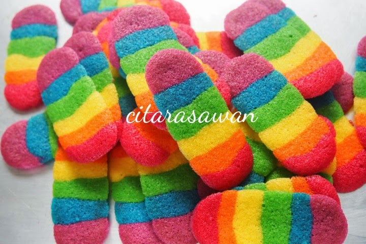 Biskut Lidah Kucing Pelangi (Original Citarasawan 