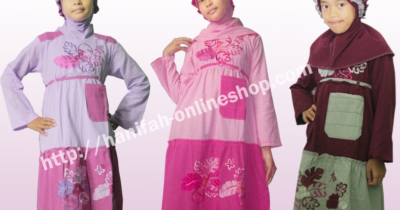 Grosir Baju Muslim Mukena Anak Jilbab baju renang dengan 