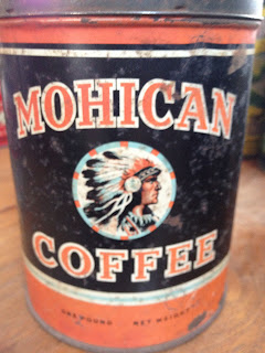 Antique Hunter Blog: Vintage Mohican Coffee Can