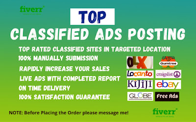 I will post classified ads in USA high pr sites