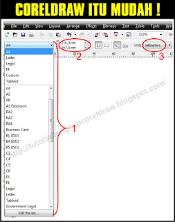 Cara Mengatur Halaman Pada Corel Draw, Cara Setting Halaman Pada Corel Draw