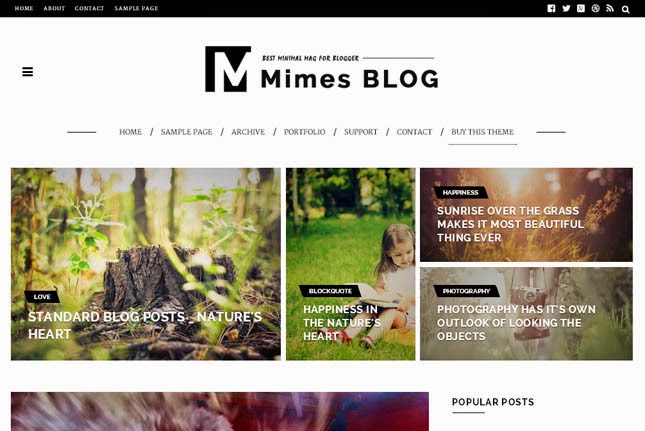 Portify Responsive Blogger Template