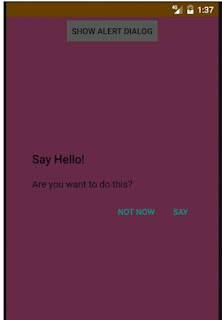 Show transparent AlertDialog