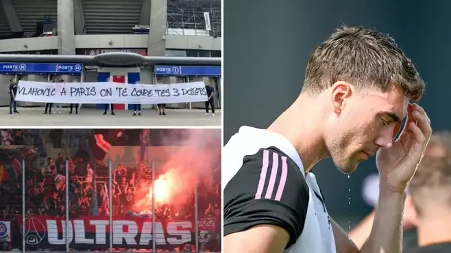 PSG ultras tell Dusan Vlahovic they will 'cut off' his fingers if he signs from Juventus