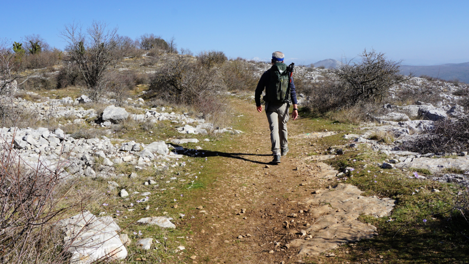 Trail Northeast from Col de Vence