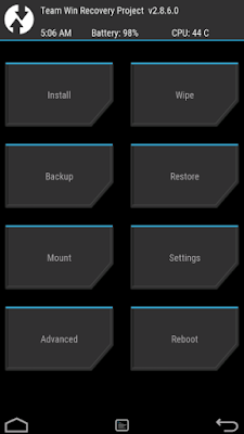 Root Android OS TWRP Recovery