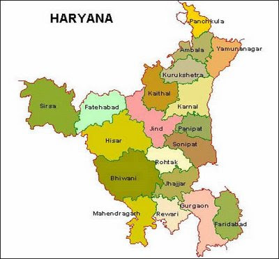 Haryana map