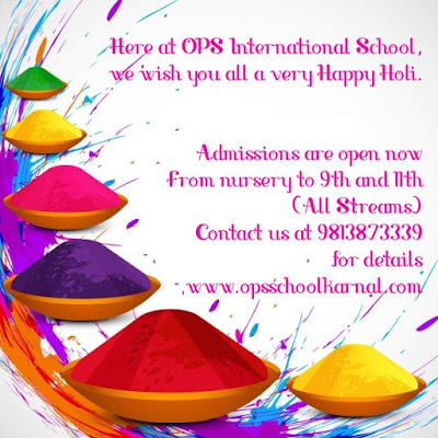 Holi Greetings by OPS International School