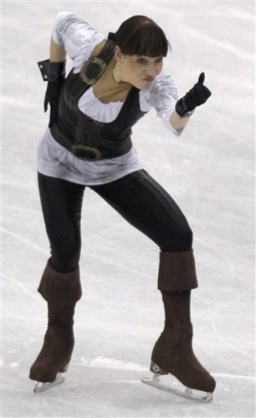 Alena Leonova Russia Skating to Sirens and Pirates of the Caribbean 