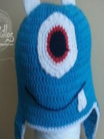 PATRON GRATIS GORRO MONSTRUO DE CROCHET