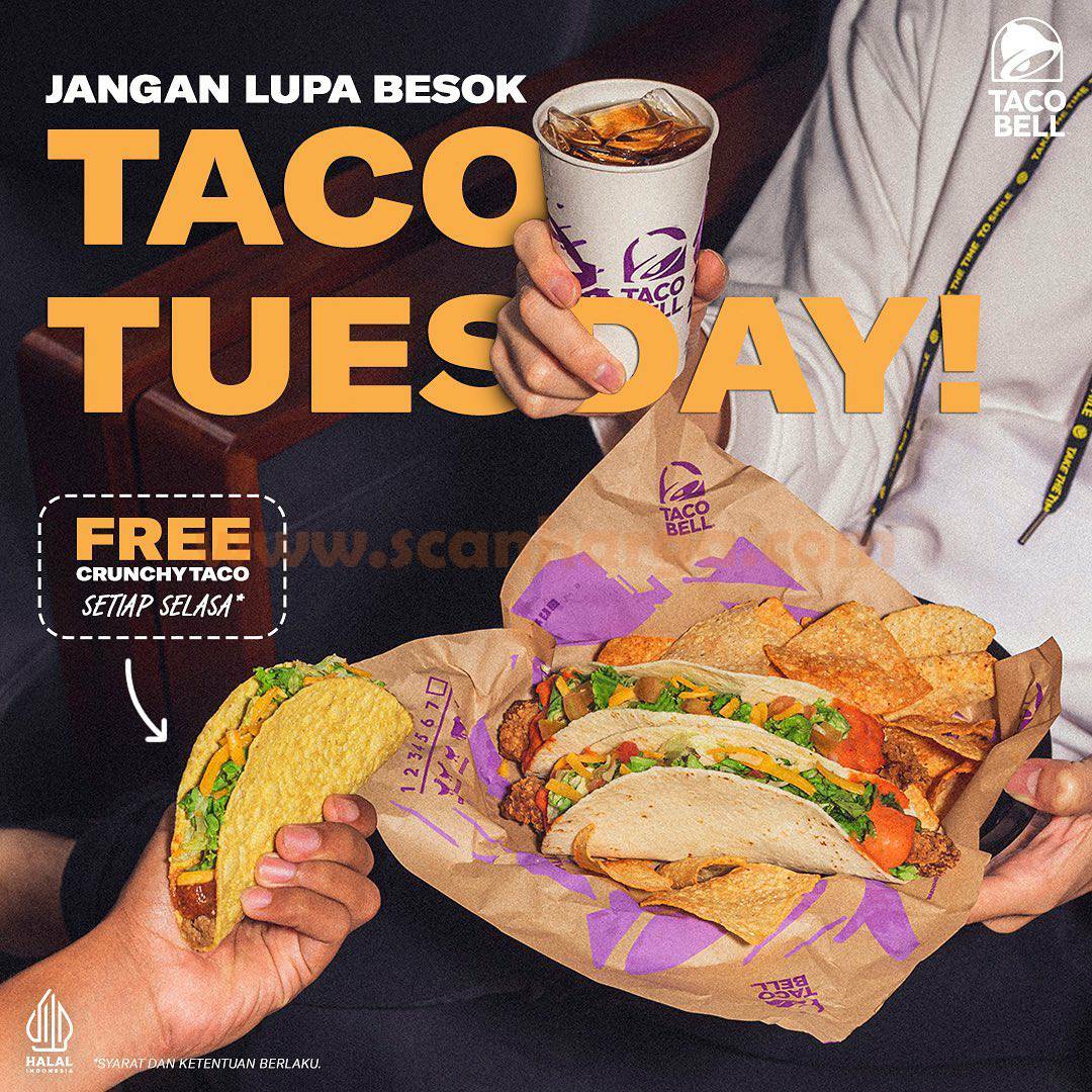 Promo TACO BELL TUESDAY Free Crunchy Taco