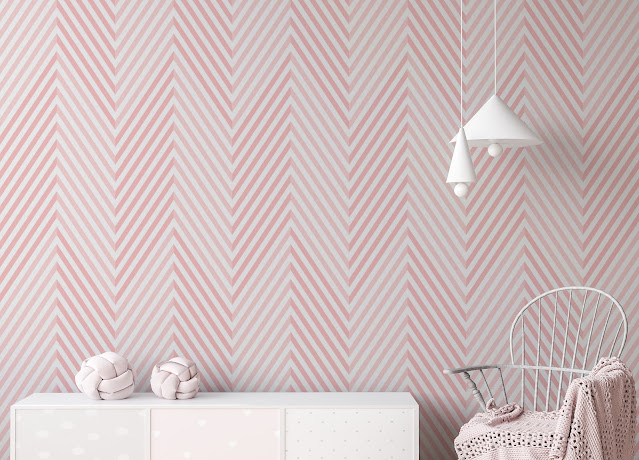 Striped Peel and Stick Wallpaper