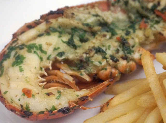 meg-made: Grilled garlic/chilli/parsley butter lobster Gordon Ramsay