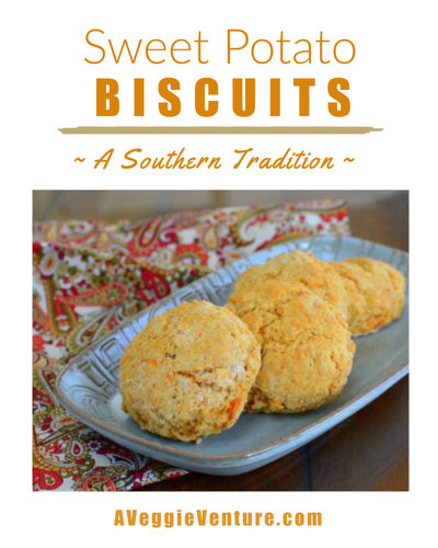 Sweet Potato Biscuits, a sweet southern tradition ♥ AVeggieVenture.com. Weeknight Easy, Weekend Special.