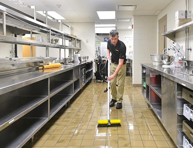 workplace kitchen cleaning