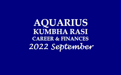 2022 September Aquarius Career Horoscope