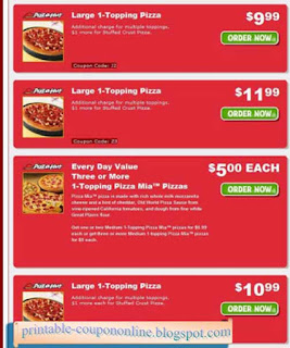 Free Printable Pizza Hut Coupons