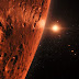 Artist’s impression of view from planet in the TRAPPIST-1 planetary system