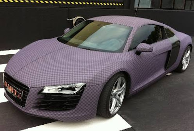 Audi R8 by Russian Dartz matte purple