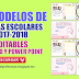 COLECCIÓN DE AGENDAS ESCOLARES 2017-2018 EDITABLES