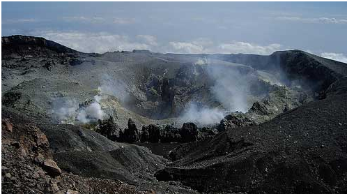 Image result for kawah gunung slamet