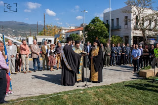 Συμβολισμός στα εγκαίνια του αγάλματος της Ελευθερίας στην Καλαμάτα