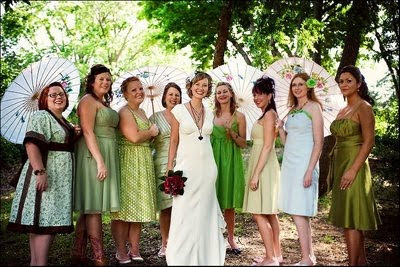 Green Bridesmaid Dresses on From Wedding Plans To Weeds And More  Being Indecisive  As Usual