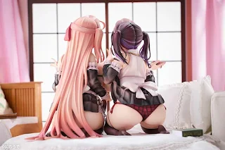 Figuras Kohou Miya y Otsuhane Fuwari 1/5 por Ninoude y SHOWMON