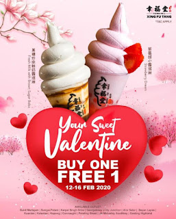 Xing Fu Tang Ice-Cream Buy 1 Free 1 Valentine's Day Promotion (12 February - 16 February 2020)