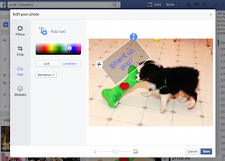 Facebook Photo Text Editor