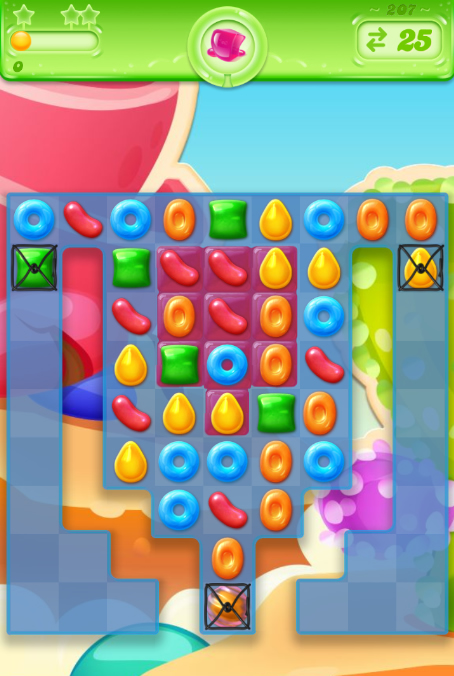 Candy Crush Jelly Saga 207