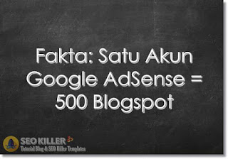 Iklan Google AdSense bisa di Pasang di 500 Blogspot & Top Level Domain