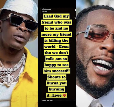 <img src="Shatta Wale.png"Shatta Wale’s touching message to Burna Boy, despite their “beef” - Castinostudiosgh.">