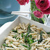 Lemon Infused Pasta Salad with Fresh Herbs and Grilled Asparagus