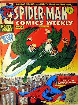 Spider-Man Comics Weekly #64, the two Vultures