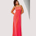 Long Bright Pink Bridesmaid Dress