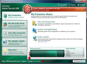 Update AntiVirus Kaspersky Internet Security 2011 Key