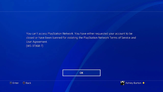 Banned PS4