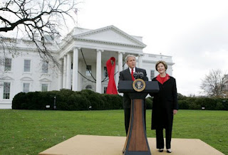 President Bush Discusses World AIDS Day