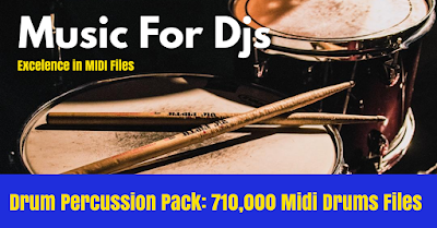 Drum Percussion Pack 710,000 Midi Drums Files