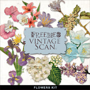 Click HERE to buy «Vintage Flowers Clip Art». (cover)