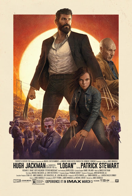 Logan IMAX X-Men/Wolverine Theatrical One Sheet Marvel Movie Poster by Dave Rapoza