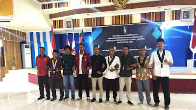 Resmi Dilantik, Hamdi Djailan Sebagai Ketua Umum Pertama Kom-(p) FKIP Unipas Morotai