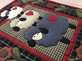 'Wooly Sheep' Wall Quilt Kit