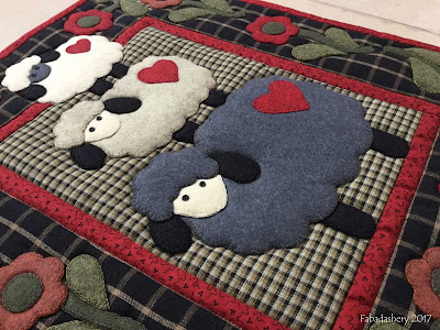 'Wooly Sheep' Wall Quilt Kit