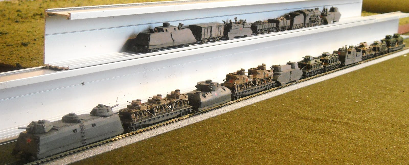 The Historical Miniaturist: NScale Soviet Armored Trains