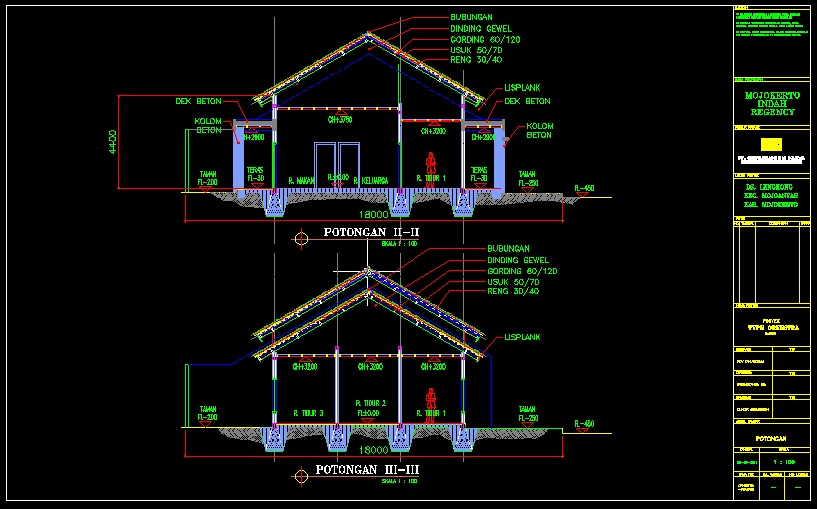 Desain Atap Rumah  2019 Desain Atap Rumah  Dwg